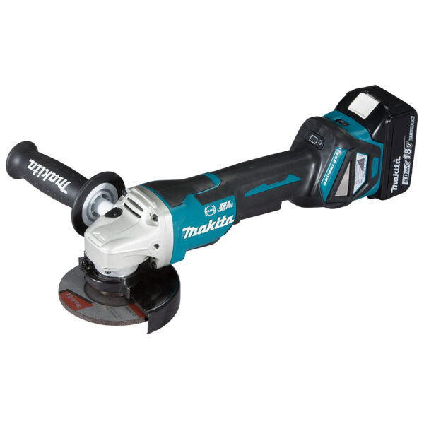 Amoladora Makita Inalámbrica 18V 115mm - 4 1/2" 3000 - 8500 RPM